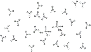 中文名称:磷钨酸 外文名称:phosphotungstic acid 分子式:h3o40pw12.