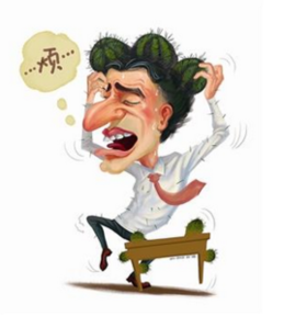 坐立不安表情包gif