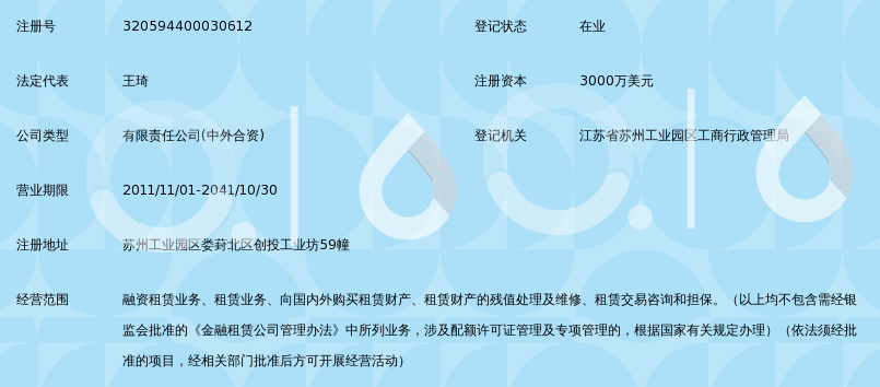 苏州春知秋融资租赁有限公司_360百科
