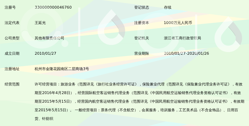 中国国旅(浙江)国际旅行社有限公司_360百科