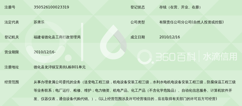 福建天则电力工程有限公司泉州分公司_360百