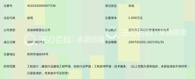 河南省纺织建筑设计院有限公司_360百科