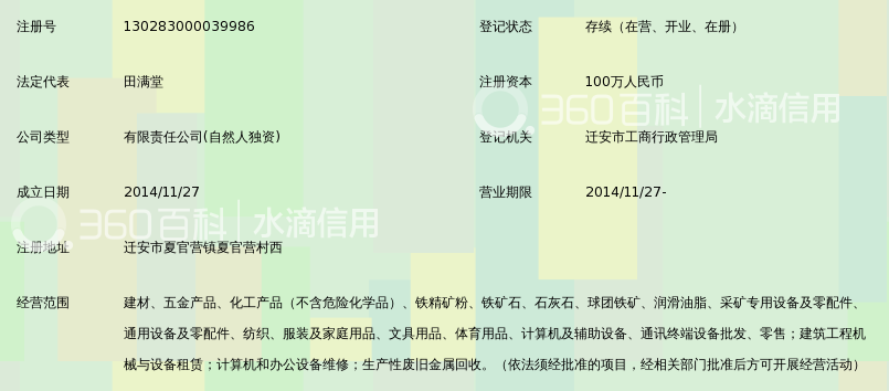 迁安市三技商贸有限公司_360百科