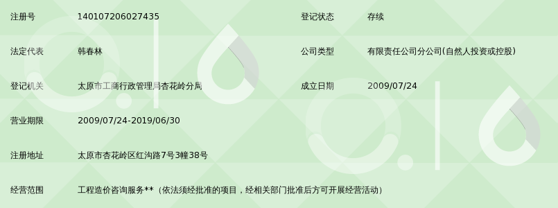 山西建伟工程造价咨询有限公司第六分公司_3