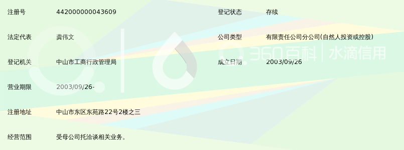 中山市永益建筑有限公司机电安装分公司_360