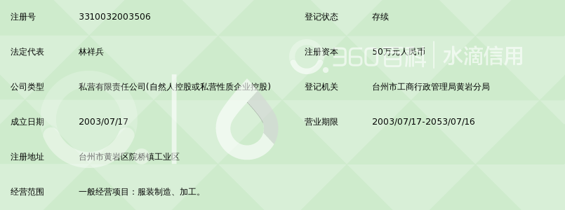 台州市东方老人头服饰有限公司_360百科