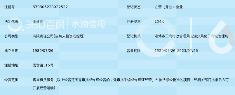 淄博临淄威尔泰房屋租赁有限公司_360百科