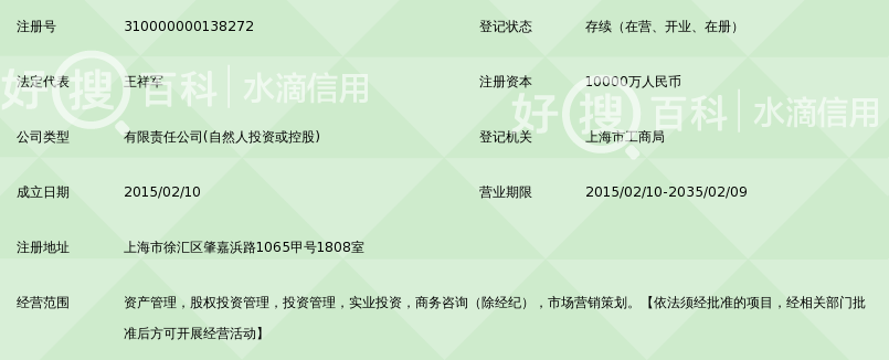 富奋资产管理(上海)有限公司