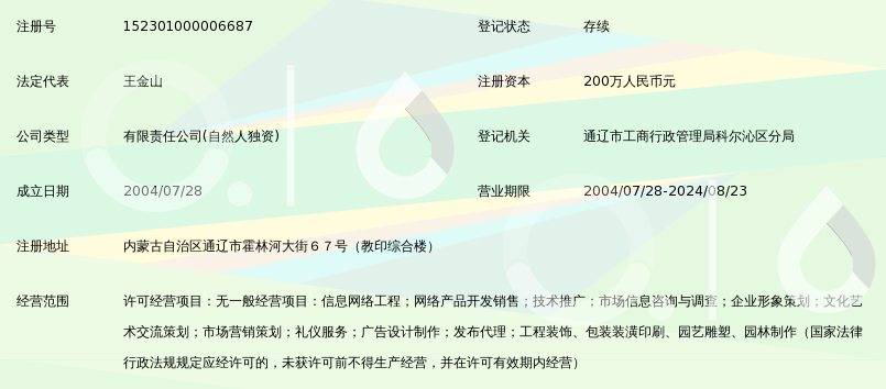 通辽市金丰网络传媒有限公司_360百科