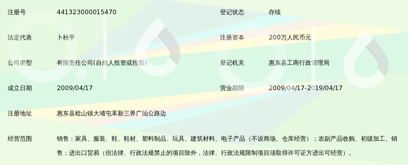 惠州惠凯贸易有限公司_360百科