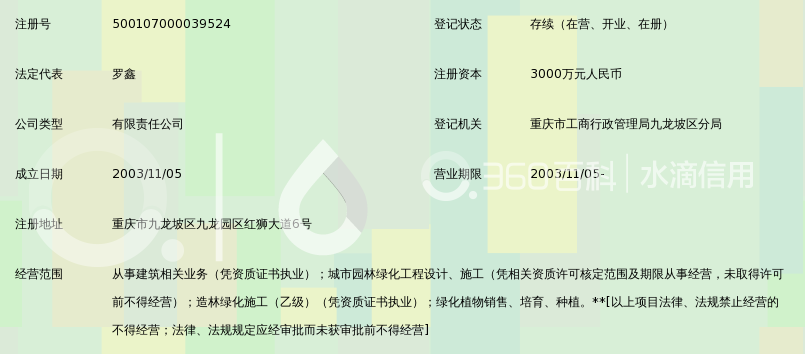重庆龙力园林建设有限公司_360百科
