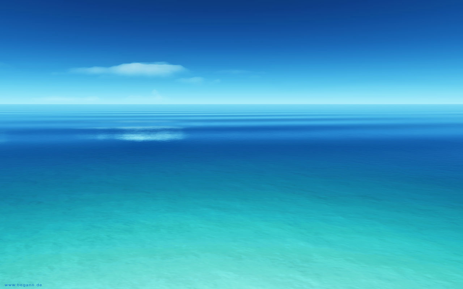 高清晰蓝色深海洋壁纸