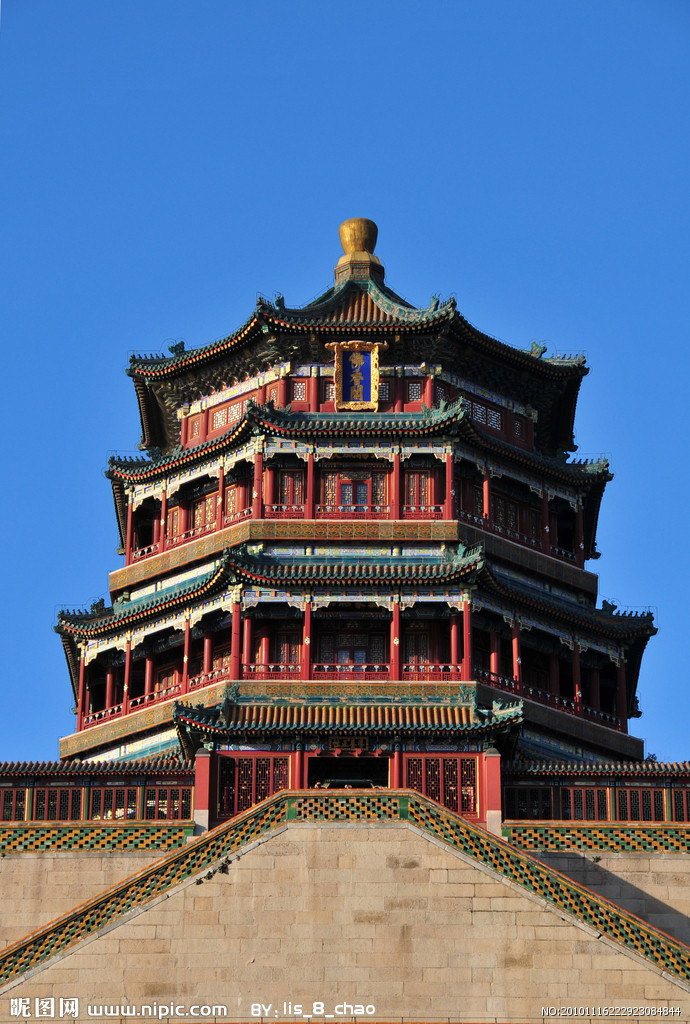 佛香阁手绘