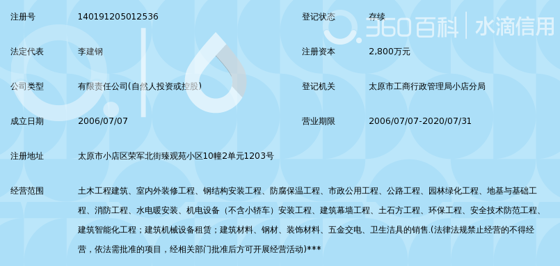 山西旭煌建筑工程有限公司_360百科