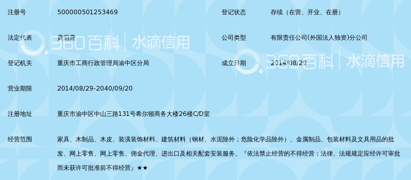科定(上海)商贸有限公司重庆分公司_360百科