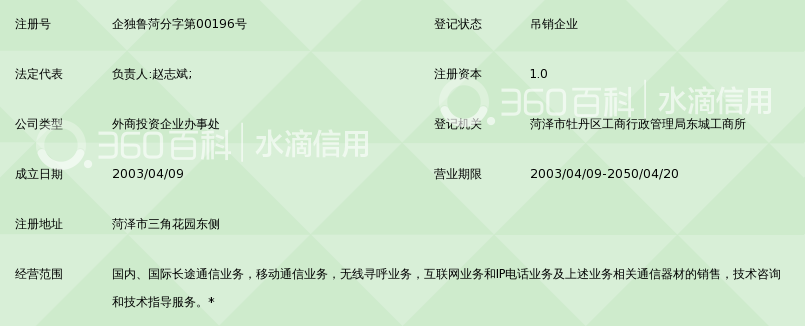 中国联通有限公司牡丹区分公司三角花园营业厅