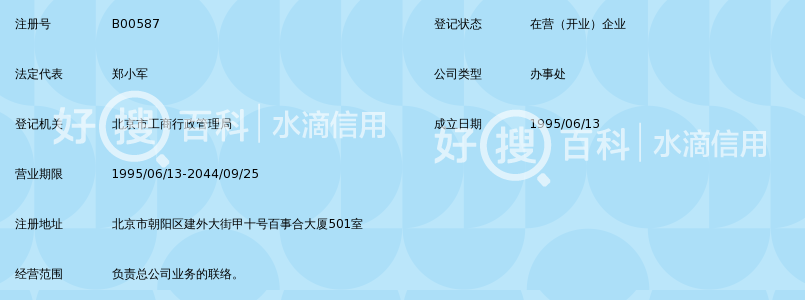 西安正大制药有限公司北京办事处_好搜百科