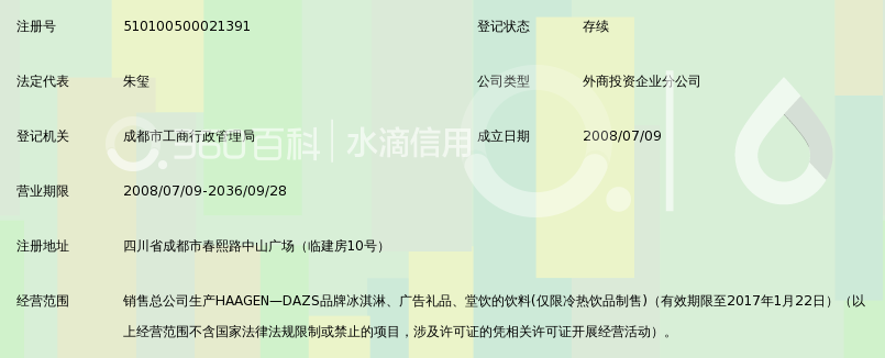 通用磨坊贸易(上海)有限公司成都中山店_360百