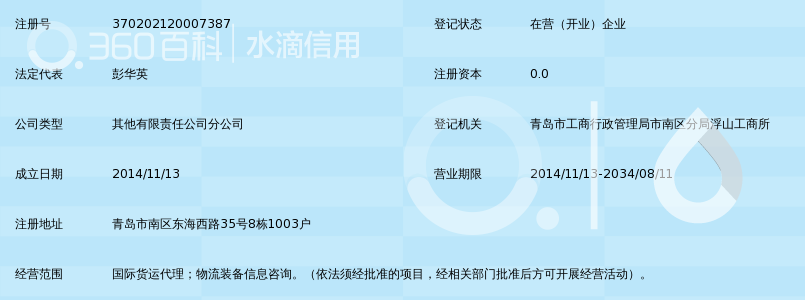 上海汉航运输服务有限公司青岛分公司_360百