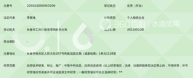 长春市善海中医中药抗癌研究所_360百科