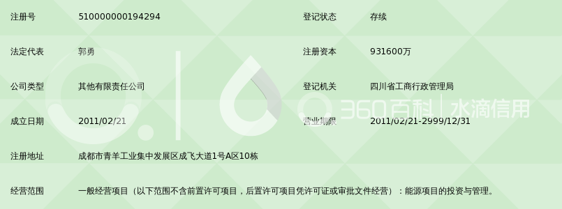 四川省能源投资集团有限责任公司_360百科