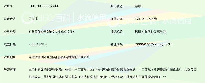 安徽龙阳光学玻璃有限公司_360百科
