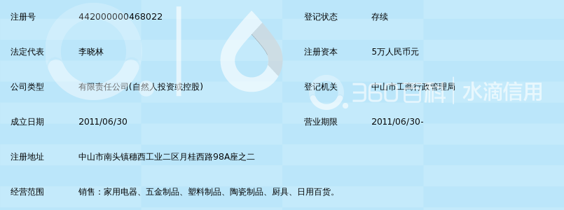 中山市福益家电器有限公司_360百科